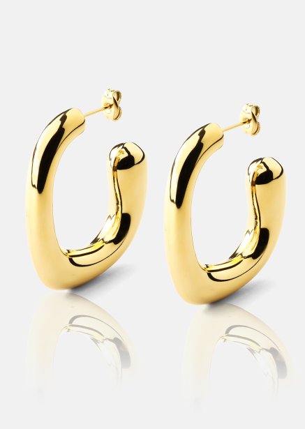 Ørering Elegant Curve - 18k Forgyldt