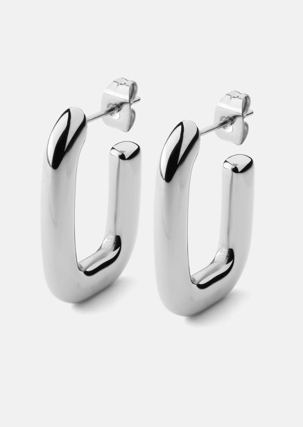 Ørering Chunky Rectangle - Steel