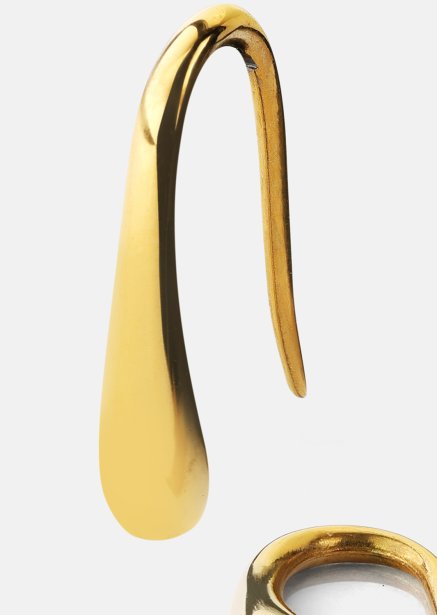 Ørering Golden Drop - 18k Forgyldt