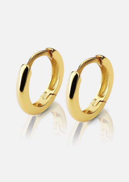 Øreringe Mini Hoops - 18k Forgyldte