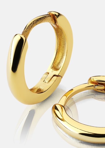 Øreringe Mini Hoops - 18k Forgyldte