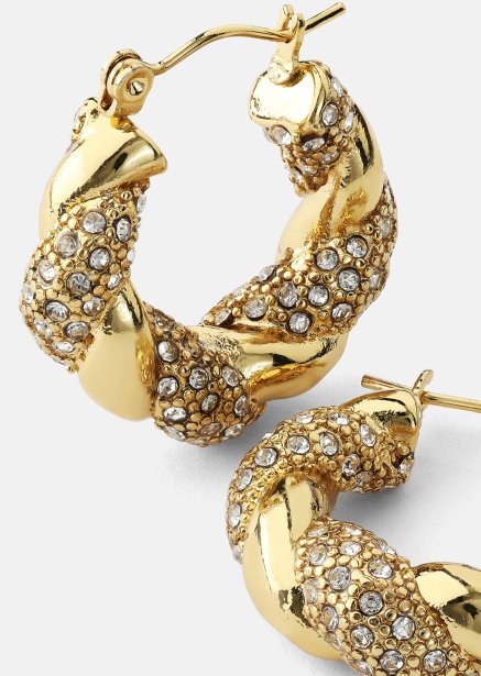 Ørering Glam Hoops - 18k Forgyldt