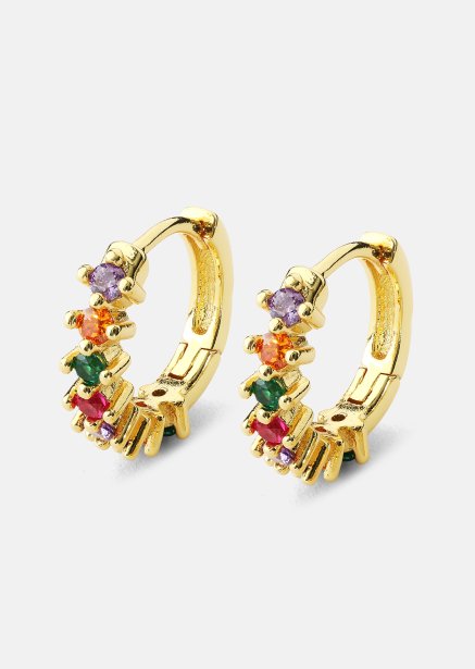 Ørering Multicolor Shine - 18k Forgyldt