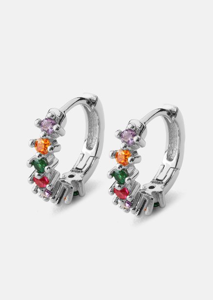 Ørering Multicolor Shine - Forsølvet