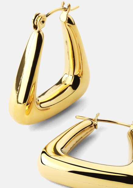 Ørering TriBold - 18k Forgyldt