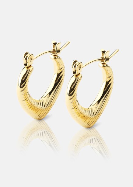 Øreringe Elegans – 18k Forgyldte