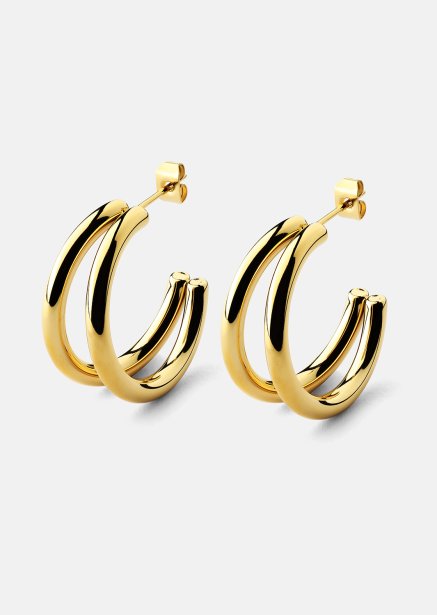 Ørering Dual - 18k Forgyldt