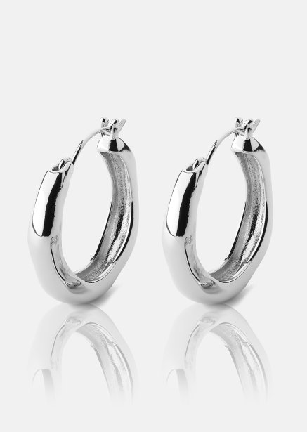 Ørering Mila Hoops - Forsølvet