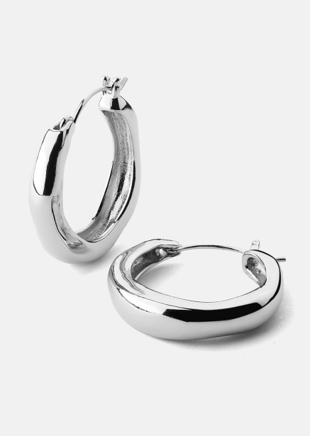 Ørering Mila Hoops - Forsølvet