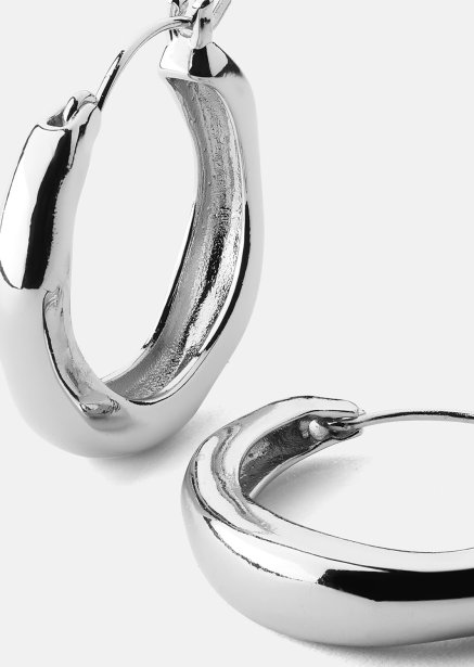 Ørering Mila Hoops - Forsølvet