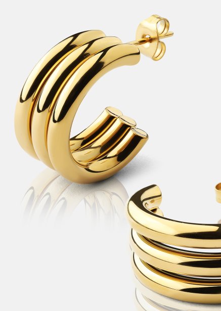 Riflia Ørering - 18k Forgyldt