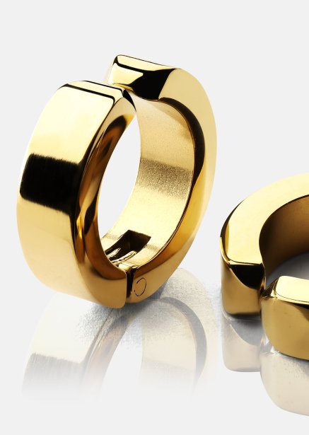 Ørering Petite Hoop - 18k Forgyldt