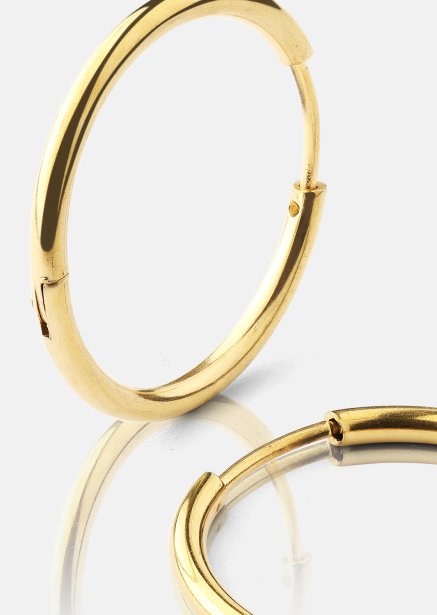 Ørering Classic Medium - 18k Forgyldt