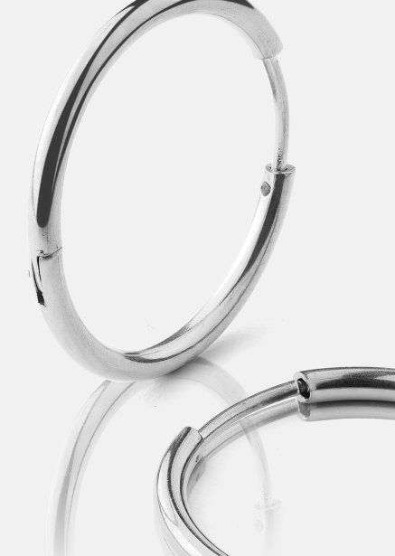 Ørering Classic Medium - Forsølvet