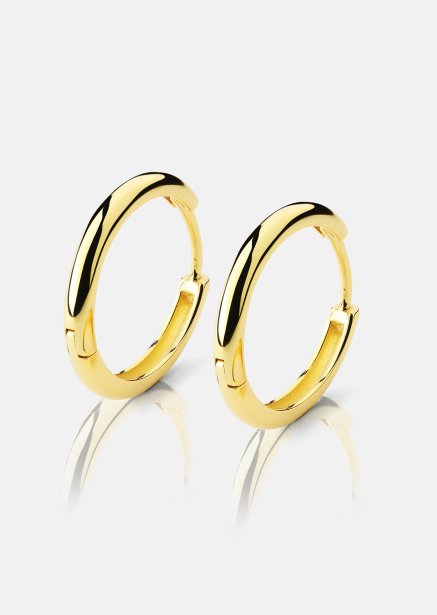Ørering Shine Hoops - 18k Forgyldt