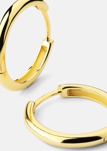 Ørering Shine Hoops - 18k Forgyldt