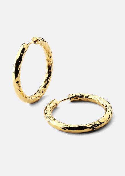 Ørering Everyday Hoops - 18k Forgyldt