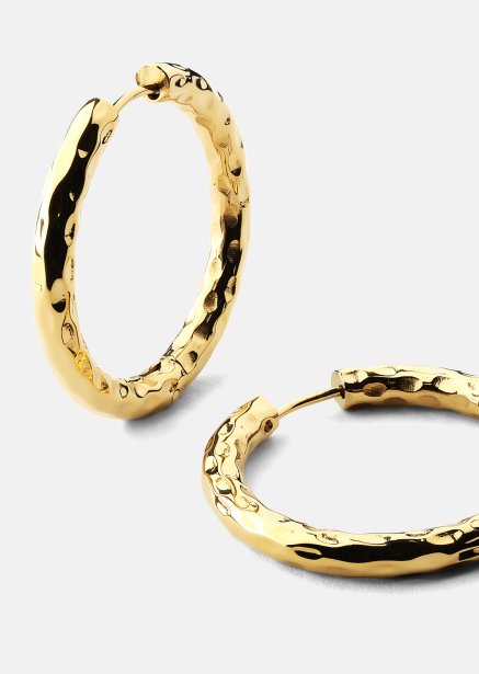 Ørering Everyday Hoops - 18k Forgyldt