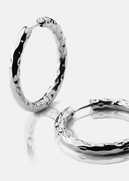 Ørering Everyday Hoops - Forsølvet