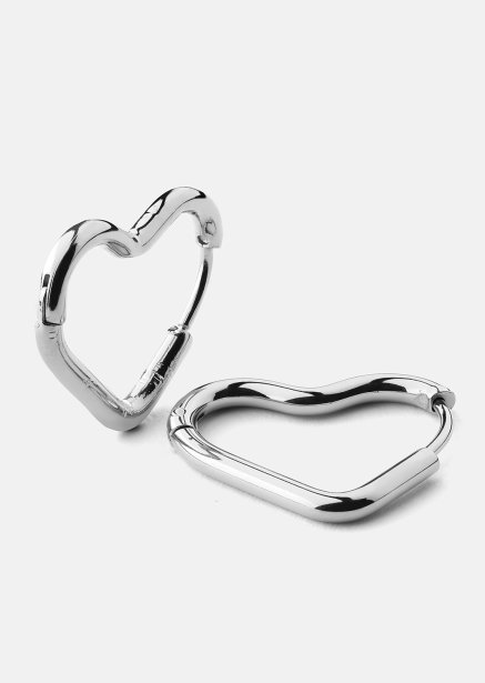 Ørering Heart's Embrace - Forsølvet