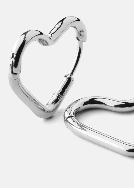 Ørering Heart's Embrace - Forsølvet