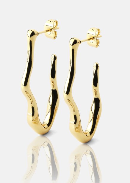 Ørering Waves - 18k Gold Plated