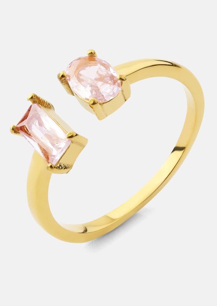 Ring Rosé Duo - 18k Forgyldt