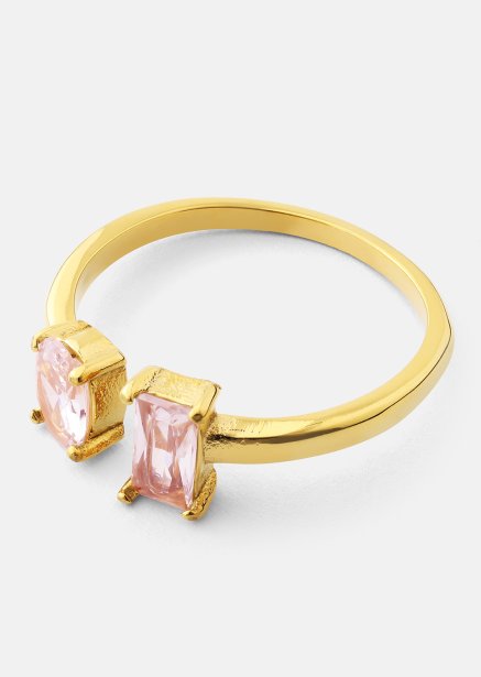 Ring Rosé Duo - 18k Forgyldt
