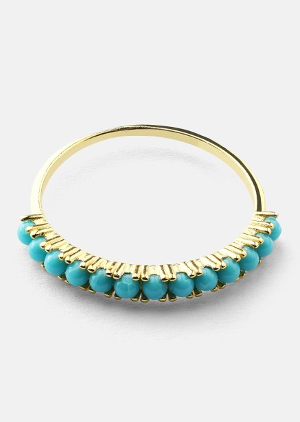Blue Pearl Elegance Ring - 18k Forgyldt