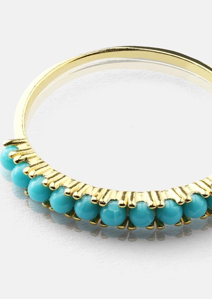 Blue Pearl Elegance Ring - 18k Forgyldt