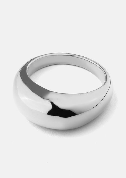 Golden Bold Ring - Forsølvet