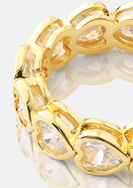 Ring Heartfelt Love - 18k Forgyldt