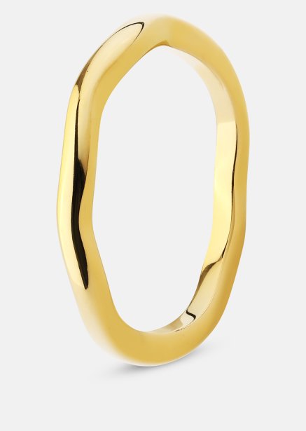 Ring Wave Gold - 18k guldbelagt