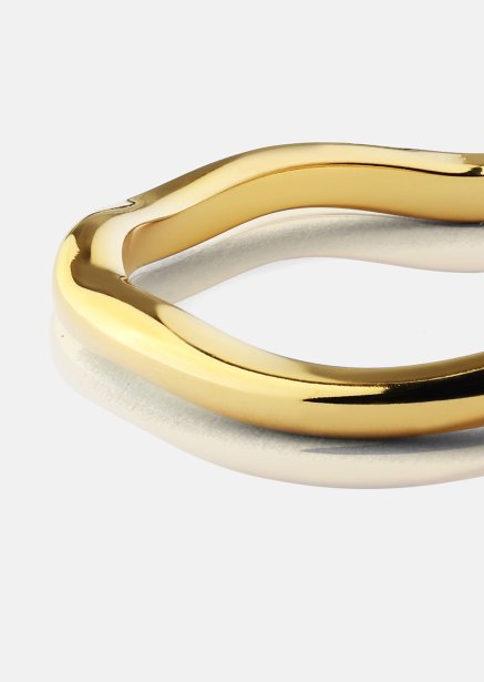 Ring Wave Gold - 18k guldbelagt