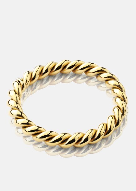 Ring Golden Twist - 18k guldbelagt