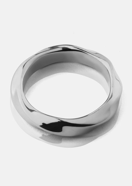 Ring Swirl - Forsølvet