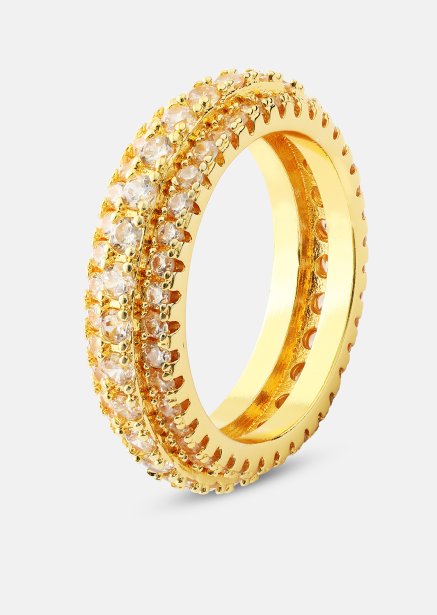 Ring Crystal Shimmer - 18k guldbelagt