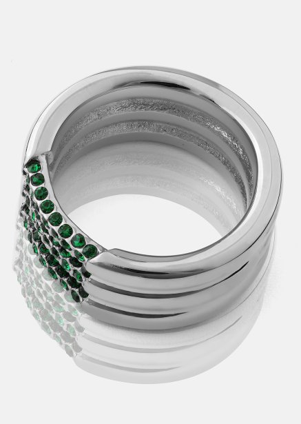 Ring Green Lumière - Forsølvet