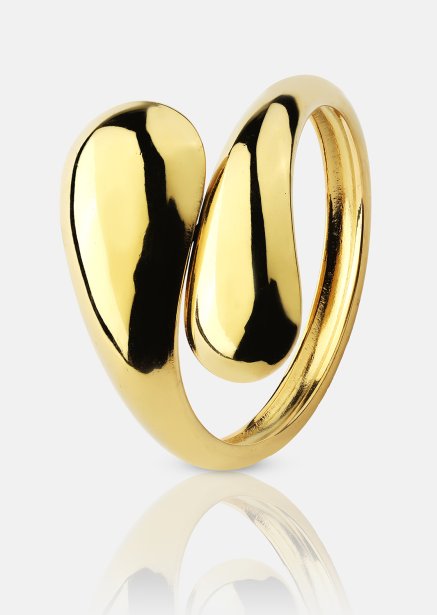Ring Bold Drops - 18k guldbelagt