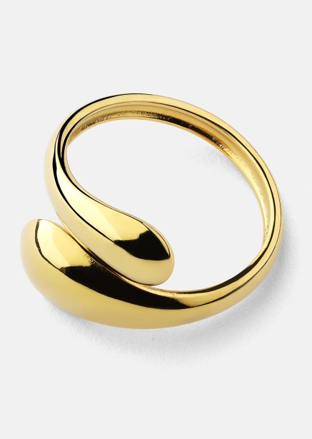 Ring Bold Drops - 18k guldbelagt