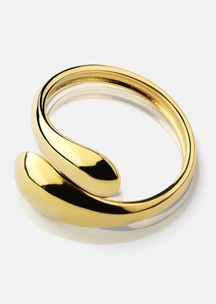 Ring Bold Drops - 18k guldbelagt