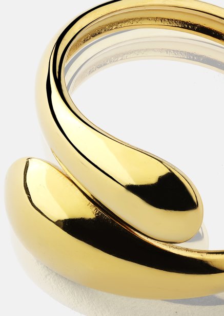 Ring Bold Drops - 18k guldbelagt