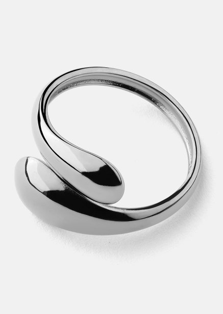 Ring Bold Drops - Forsølvet