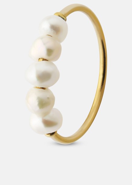 Ring Perla - 18k guldbelagt