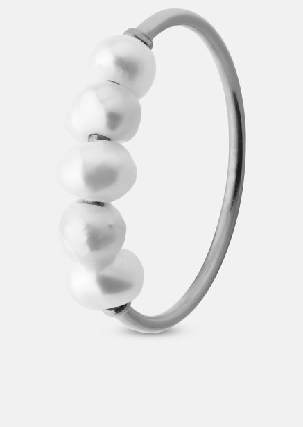 Ring Perla - Forsølvet