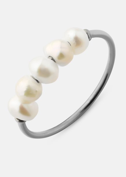 Ring Perla - Forsølvet