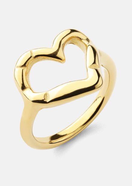 Ring Heartbeat- 18k Forgyldt