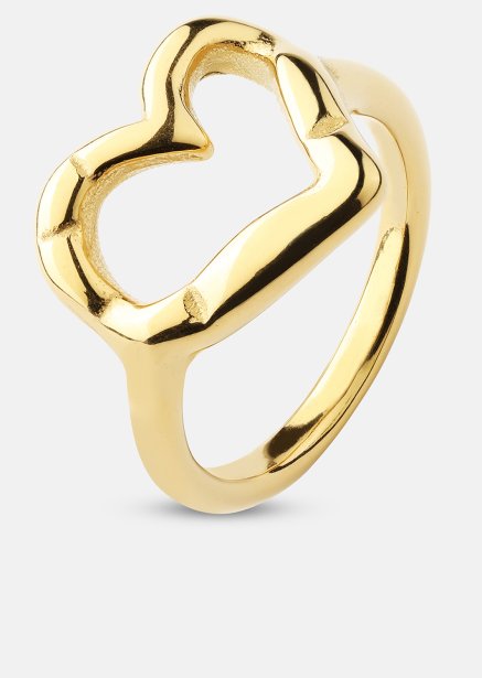 Ring Heartbeat- 18k Forgyldt