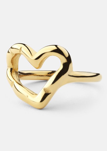 Ring Heartbeat- 18k Forgyldt