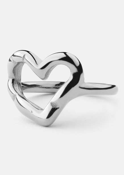 Ring Heartbeat- Forsølvet